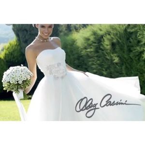 NWT oleg cassini wedding dress Size 4 Style CWG322